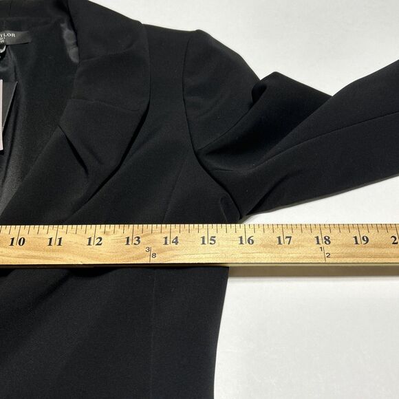 Ann Taylor Petite Womens Business Blazer Jacket Sz. 0 Black Career Suit NWT $218 - Picture 13 of 15